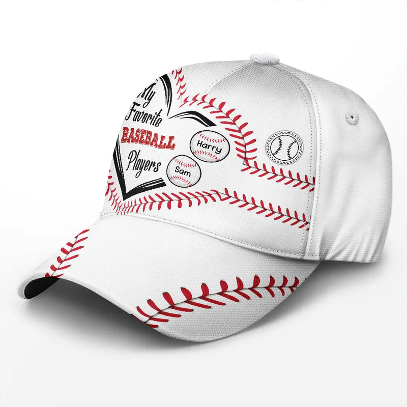My Favorite Baseball Players - Personalized Classic Cap