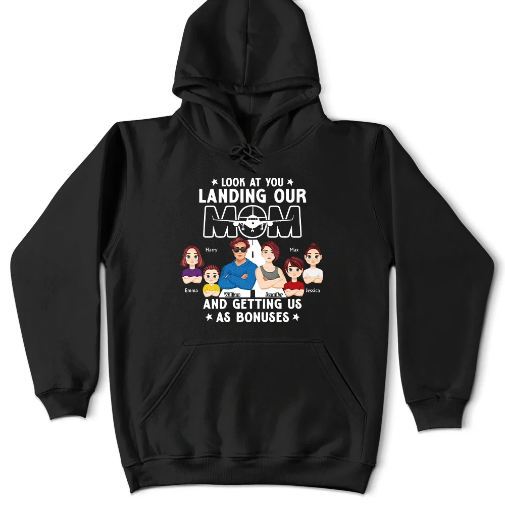 Atterrir ma mère - T-shirt personnalisé