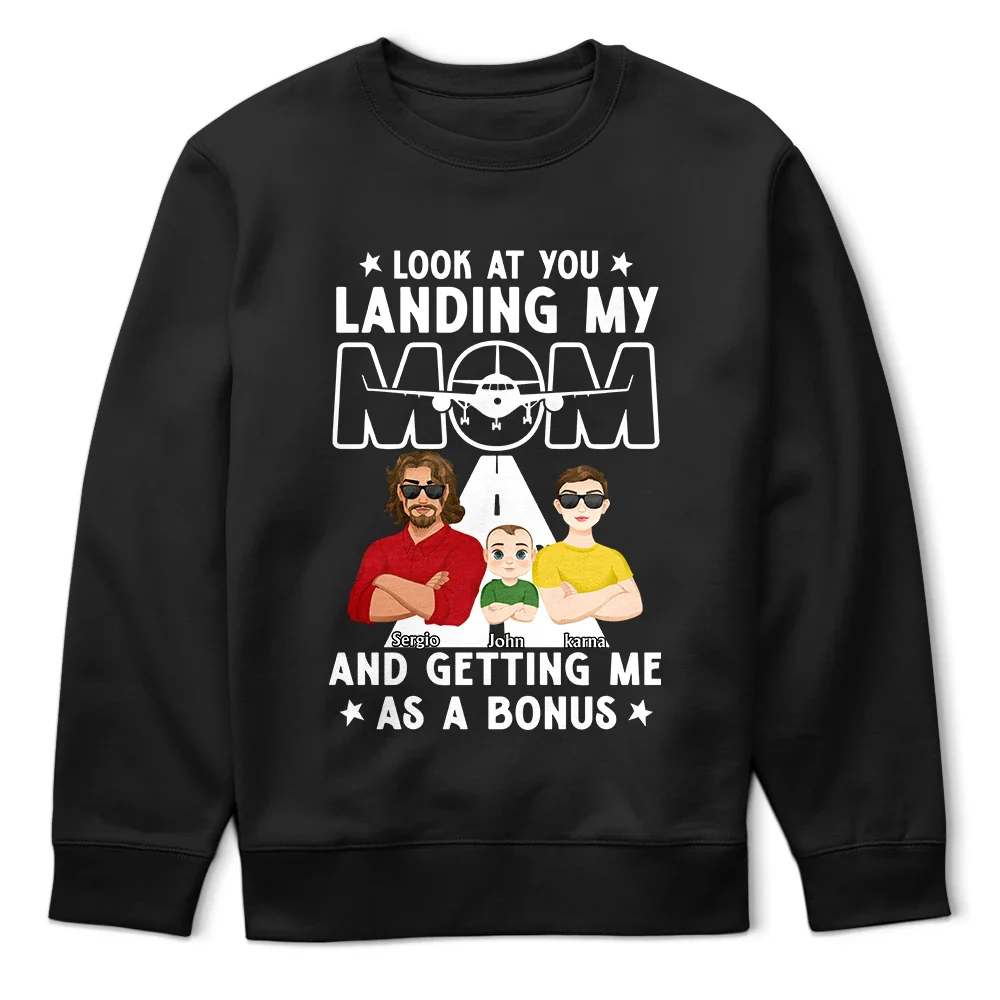 Atterrir ma mère - T-shirt personnalisé