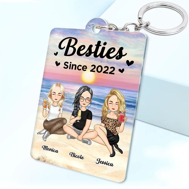 QR Song Code Besties Since - Personalized Acrylic Keychain