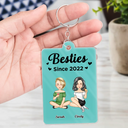 QR Song Code Besties Since - Personalized Acrylic Keychain