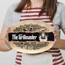 Meat Smoking Grillfather - Personalized Plate