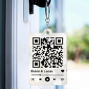 Couple Song QR Code You & Me - Personalized Acrylic Keychain