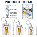 Couple Song QR Code You & Me - Personalized Acrylic Keychain