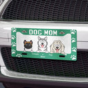 Dog Mom Dog Dad - Personalized License Plate