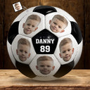 Ballon de football personnalisé avec photo de visage découpée