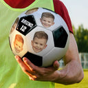 Ballon de football personnalisé avec photo de visage découpée