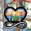 I Miss You - Personalized Window Hanging Suncatcher Ornament