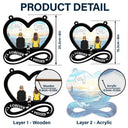 I Miss You - Personalized Window Hanging Suncatcher Ornament