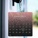 The Day You Became My Boyfriend Calendar - Personalized Acrylic Keychain