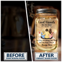 Good Friends Are Like Stars - Personalized Mason Jar Light