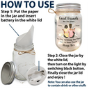 Good Friends Are Like Stars - Personalized Mason Jar Light