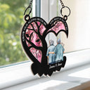 Gift For Couples - Grow Old Along With Me - Personalized Window Hanging Suncatcher Ornament
