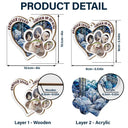 Dog Lovers, Cat Lovers, Pet Lovers - Custom Photo Furever Loved - Personalized Suncatcher Ornament