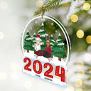 Gift For Couples,Gift For Husband,Gift For Wife,Gift For Boyfriend,Gift For Girlfriend,Parents,Gift For Grandma,Gift For Mother,Gift For Father,Gift For Grandpa,Gift For Grandparents,Gift For Daughter,Gift For Son,Gift For Sibling,Gift For Sisters,Gift For Brothers,Family,Gift For Bestie,Gifts For Colleagues,Happy,Christmas - 2024 Christmas Family A Whole Lot Of Love - Personalized Custom Shaped Acrylic Ornament