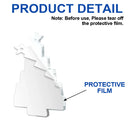 Photo de sapin de Noël avec nom de famille - Décoration acrylique personnalisée 