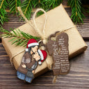 Gift For Couples, Gift For Husband, Gift For Wife, Gift For Boyfriend, Gift For Girlfriend - Christmas I Wish I Could Turn Back The Clock - Personalized Wooden Ornament Print 2 Sides
