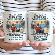 Vieux couple, je t'avais et tu m'avais - Tasse personnalisée 
