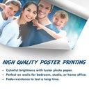 Gift For Couples, Old Couples, Gift For Husband, Gift For Wife, Gift For Boyfriend, Gift For Girlfriend, Family, Gift For Bestie - Custom Photo Watercolor Couple Family Besties Landscape - Personalized Poster