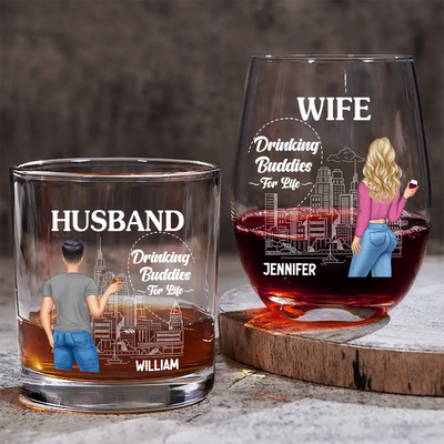 Combo Wine And Whiskey Glass