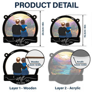 Gift For Couples,Old Couples,Gift For Husband,Gift For Wife,Love - I Still Do - Personalized Window Hanging Suncatcher Ornament