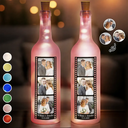 Gift For Couples, Gift For Husband, Gift For Wife, Gift For Boyfriend, Gift For Girlfriend - Custom Photo Film Strip - Personalized Bottle Light
