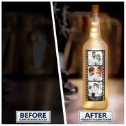 Gift For Couples, Gift For Husband, Gift For Wife, Gift For Boyfriend, Gift For Girlfriend - Custom Photo Film Strip - Personalized Bottle Light
