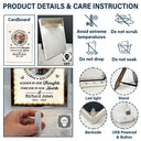 Memorial,Custom Photo,Gift For Mother,Gift For Father,Family,Sad - Custom Photo Memorial Always In Our Thoughts - Personalized LED Mirror Frame Lamp