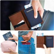 Gift For Couples, Gift For Husband, Gift For Wife, Gift For Boyfriend, Gift For Girlfriend, Travel - Couple Our Adventure Book - Personalized Passport Cover, Passport Holder