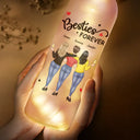 Gift For Bestie - The Ones We Drink With Friends - Personalized Bottle Light