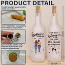 Gift For Bestie - The Ones We Drink With Friends - Personalized Bottle Light