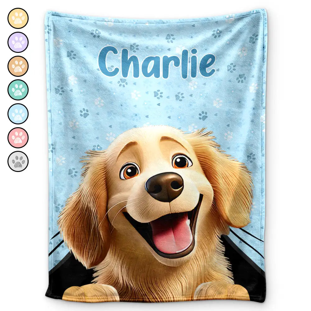 Dogs Make Life Better - Personalized Fleece Blanket, Sherpa Blanket