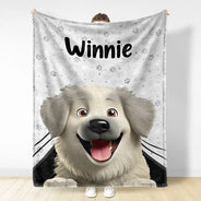 Dog Lovers,Pet Lovers,Dog Mom,Dog Dad,Pet Mom,Pet Dad - Dogs Make Life Better - Personalized Fleece Blanket, Sherpa Blanket