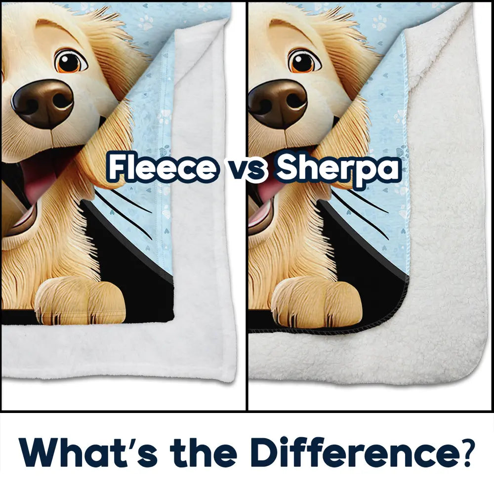 Dog Lovers,Pet Lovers,Dog Mom,Dog Dad,Pet Mom,Pet Dad - Dogs Make Life Better - Personalized Fleece Blanket, Sherpa Blanket