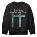 Gift For Grandma,Gift For Mother,Grandma - Grandkids,Happy - Crossword Grandkids Make Life More Grand - Personalized T Shirt
