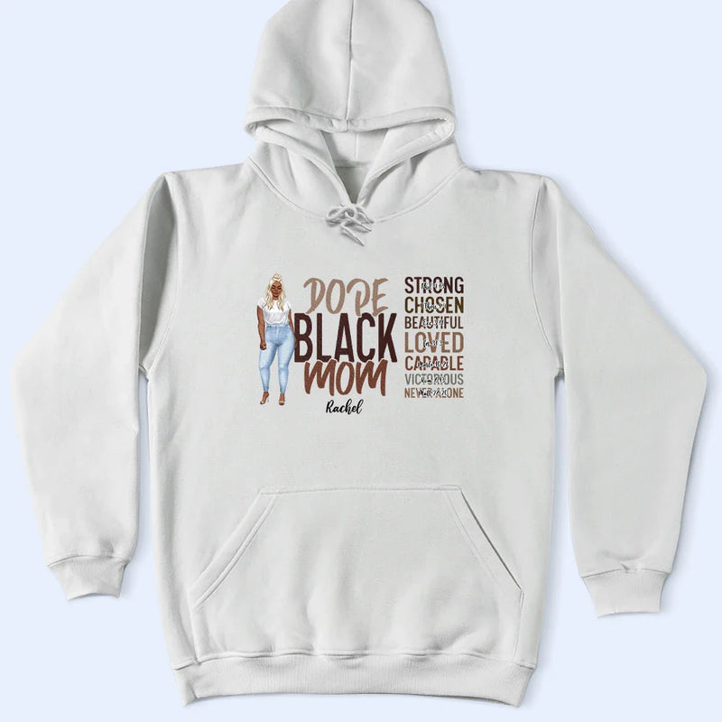 Afro Mom,Love - Dope Black Mom - Personalized T Shirt