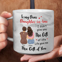 Mom - Daughters (Adult) - I Didn't Gift You The Gift - Personalized Marble Mug