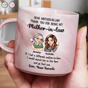 Gift For Mother - Punch Her In The Face - Personalized Marble Mug
