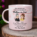 Gift For Mother - Punch Her In The Face - Personalized Marble Mug
