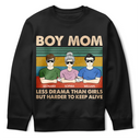 Gift For Mother, Mom - Sons, Happy - Boy Mom Less Drama Than Girl - Personalized T Shirt