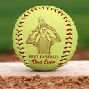 Custom Photo,Sport Dad,Gift For Father,Baseball - Custom Photo Pencil Drawing I Caught The Best Dad - Personalized Baseball, Softball