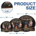 Pet Lovers, Pet Couple, Dog Lovers, Patio, Happy - Couple 3D Effect Pool & Patio Bar Hope You Brought Alcohol - Personalized Custom Shaped Wood Sign