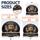 Camping Family Making Memories 3D Effect - Personalized Custom Shaped Wood Sign