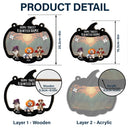 Pet Lovers,Halloween,Family,Happy - Halloween Home Sweet Haunted Home Pet Lovers - Personalized Window Hanging Suncatcher Ornament