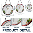 Gift For Yourself, Gift For Women, Gift For Sisters, Gift For Sibling, Love - Birth Flower Sisters From The Same Garden - Personalized Stained Glass Window Hanging Suncatcher