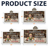 Reading,Gift For Yourself,Gift For Women,Happy - Reading Blanket Just A Girl Who Loves Books - Personalized Wearable Hooded Blanket