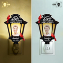 Gift For Yourself,Gift For Women,Gift For Men,Family,Pet Lovers,Dog Lovers,Cat Lovers,Memorial,Sad - Custom Photo Cardinal Bird Your Light Will Always Shine - Personalized Plug-in Night Light