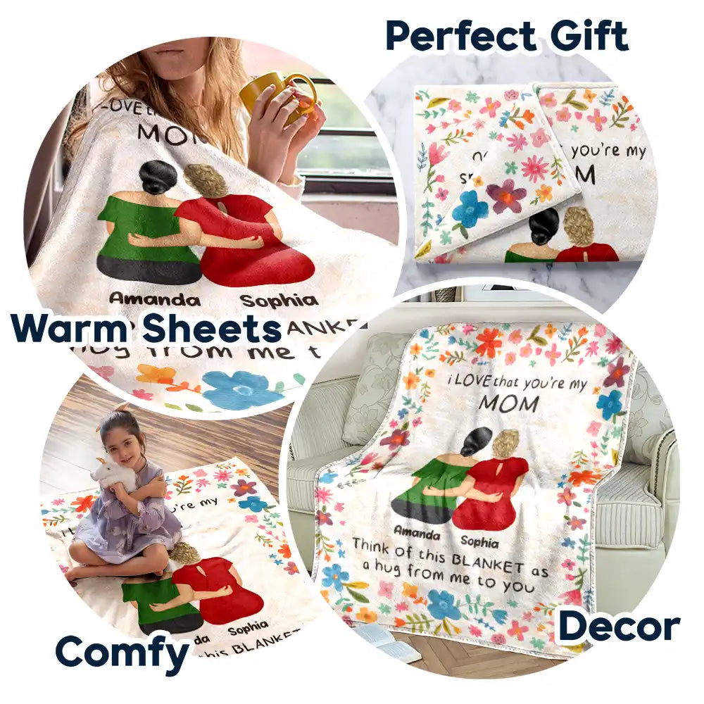 Gift For Bestie, Gift For Sisters, Happy - Bestie Sister I Love That You're My Friend - Personalized Fleece Blanket, Sherpa Blanket