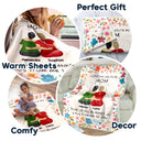 Gift For Bestie, Gift For Sisters, Happy - Bestie Sister I Love That You're My Friend - Personalized Fleece Blanket, Sherpa Blanket