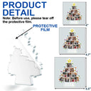 Christmas,Custom Photo,Family,Happy - Custom Photo Family Christmas Tree Version 2 - Personalized Custom Shaped Acrylic Ornament